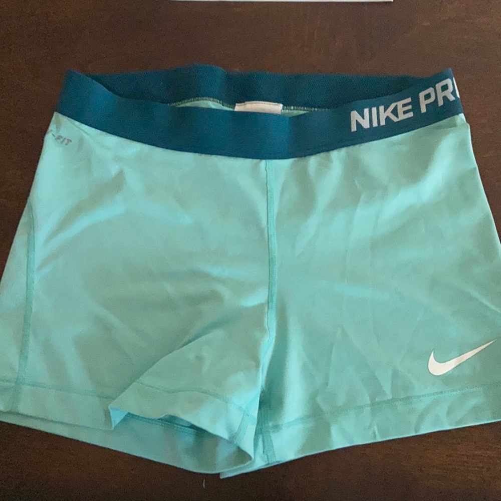 Blue Nike Pro Spandex